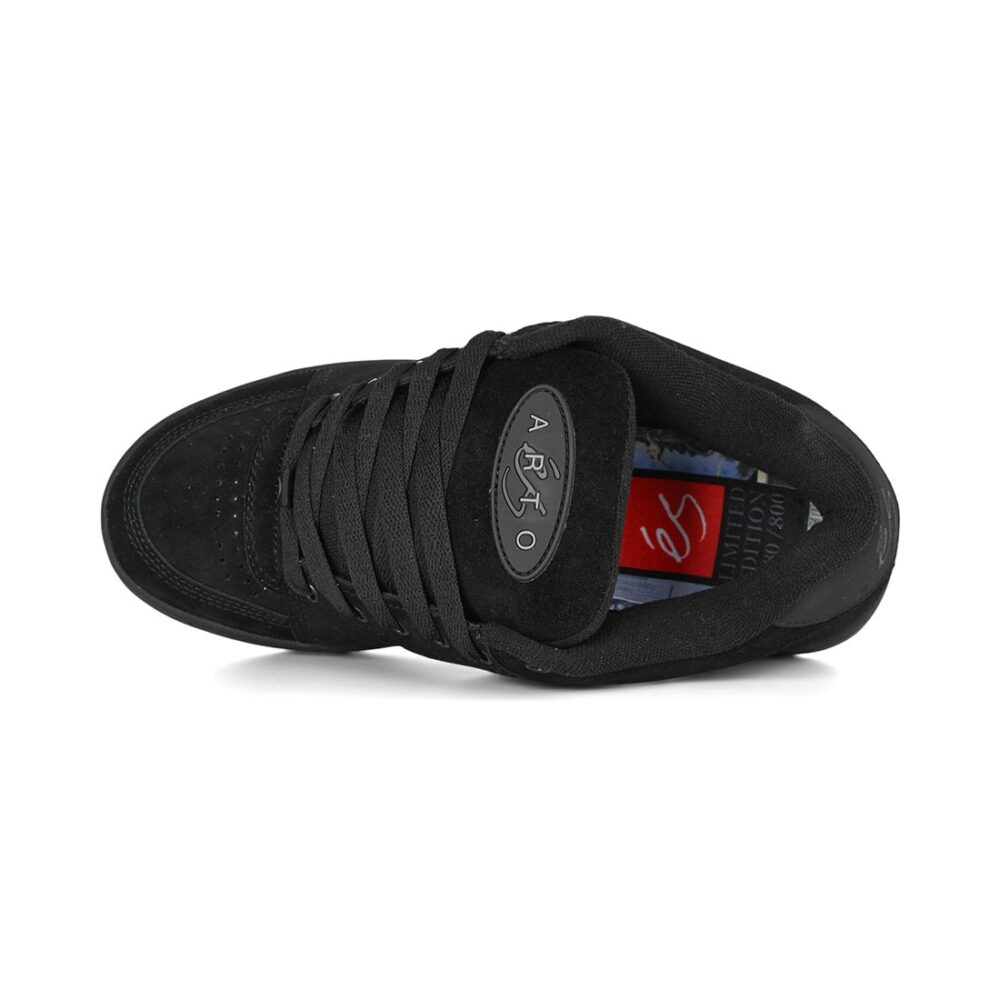 eS Accel x Arto Skate Shoes - Black/Charcoal