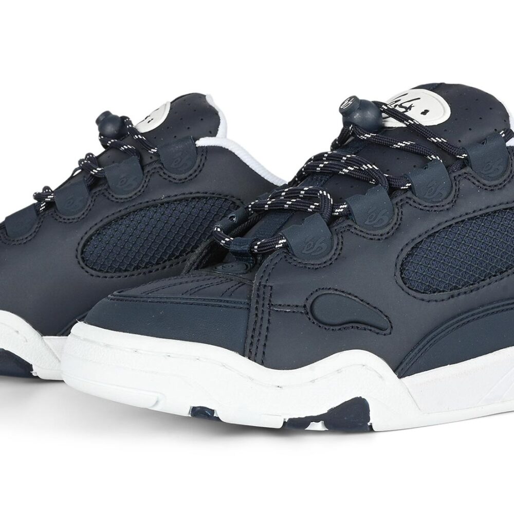 eS Muska Skate Shoes - Navy/White
