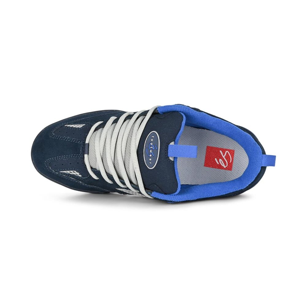 eS Quattro Skate Shoes - Navy/Grey/Royal