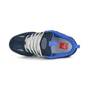 eS Quattro Skate Shoes - Navy/Grey/Royal