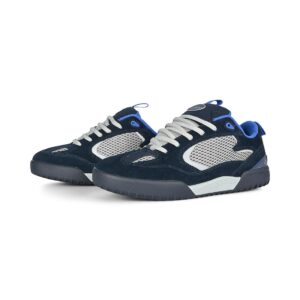 eS Quattro Skate Shoes - Navy/Grey/Royal