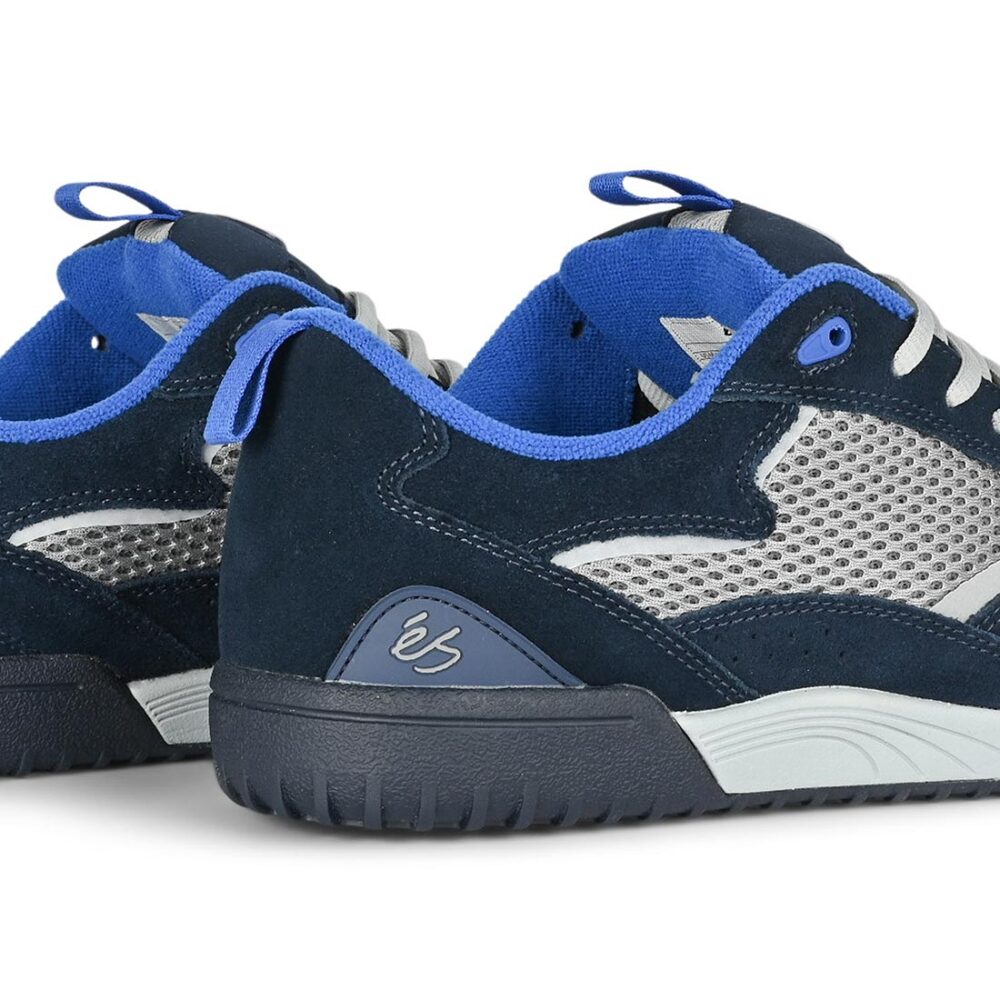 eS Quattro Skate Shoes - Navy/Grey/Royal