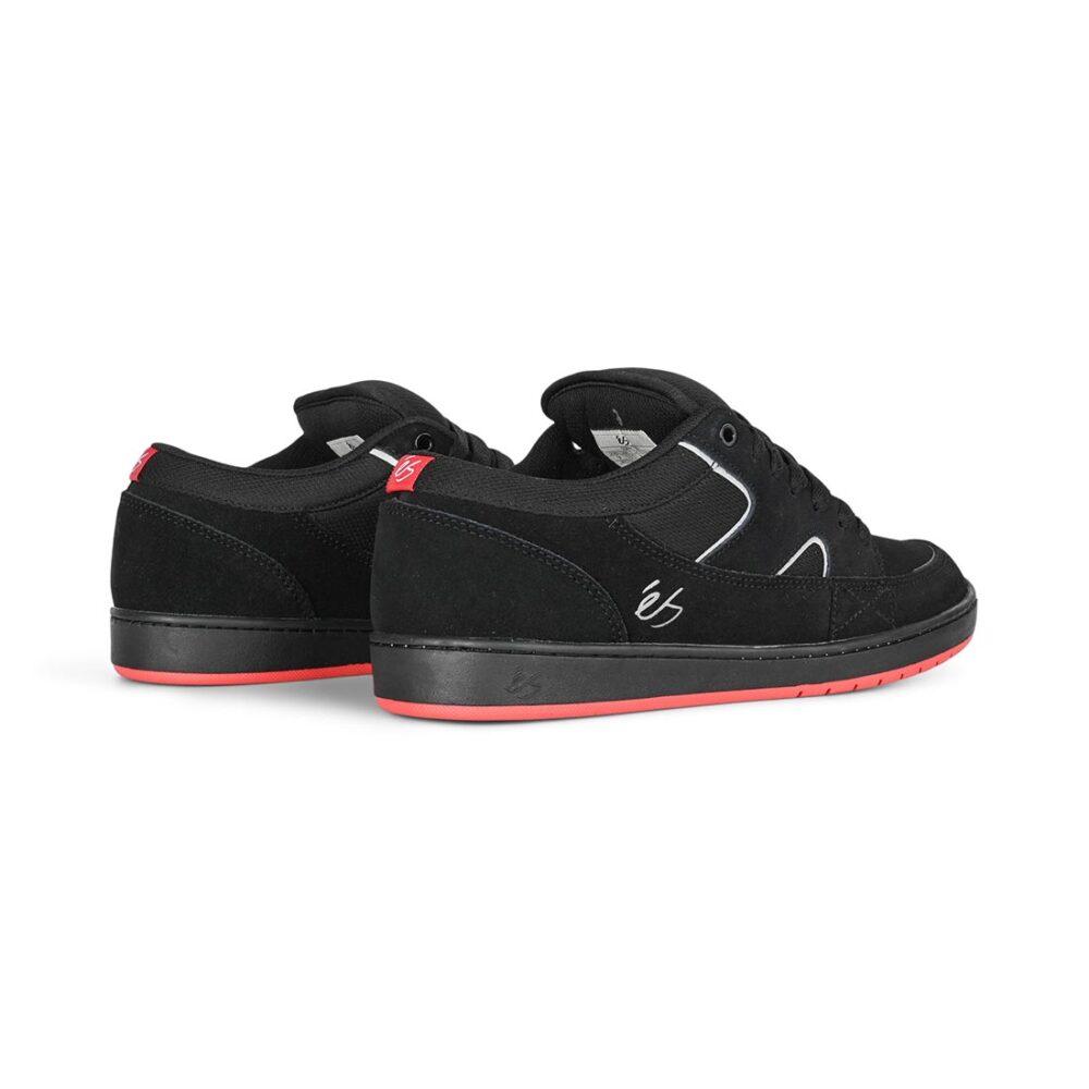 eS Sophisto Low Top Skate Shoes - Black/Black/Red