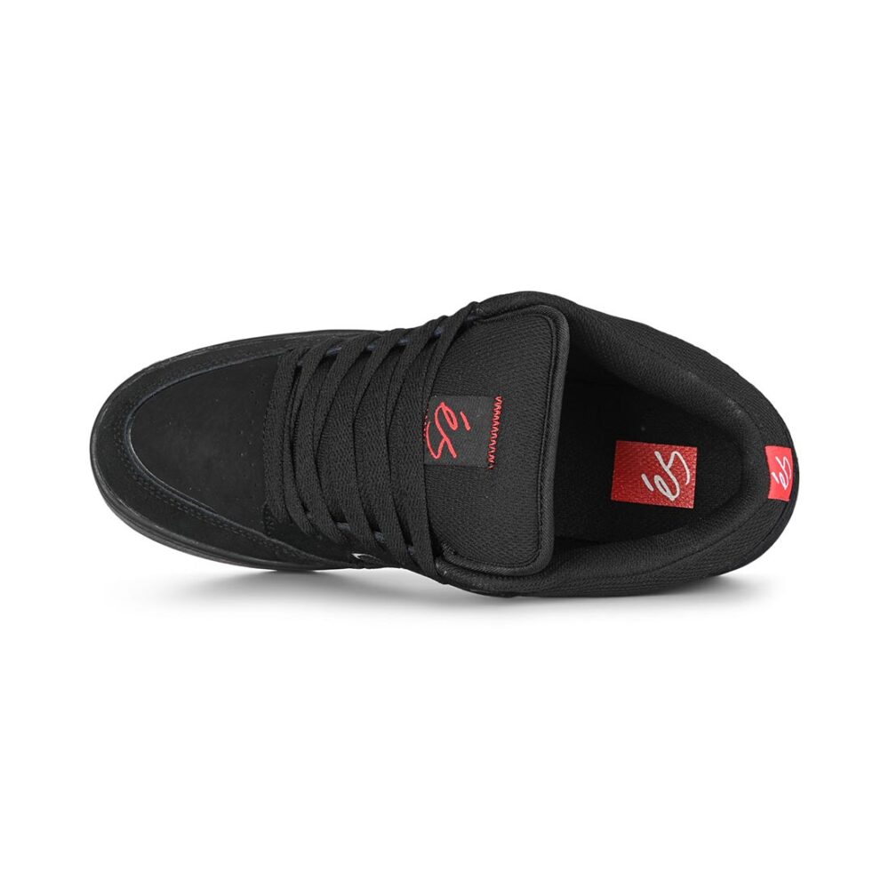 eS Sophisto Low Top Skate Shoes - Black/Black/Red