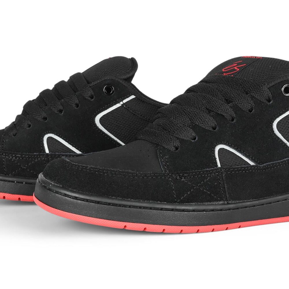 eS Sophisto Low Top Skate Shoes - Black/Black/Red