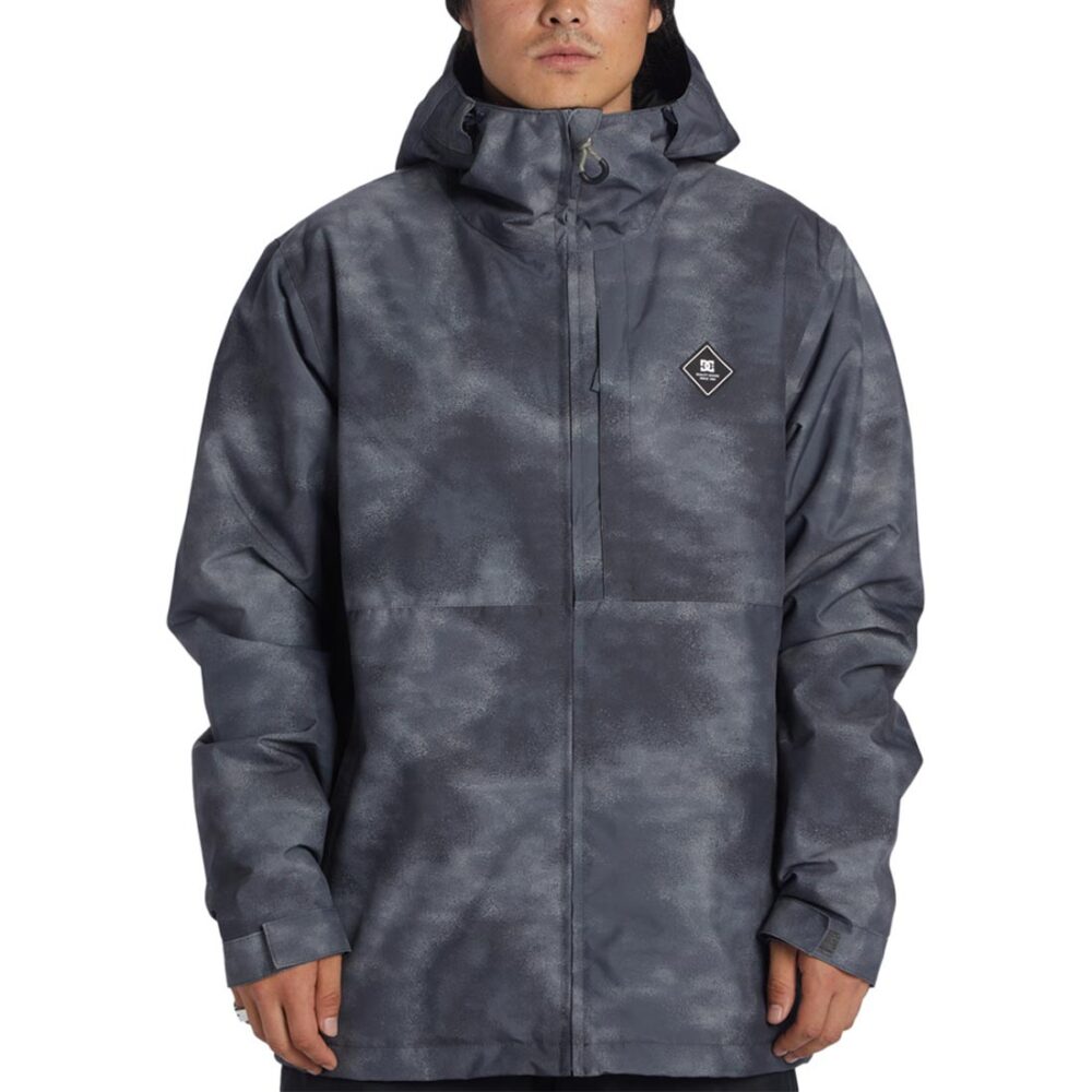 DC Basis Print Snow Jacket - Overspray