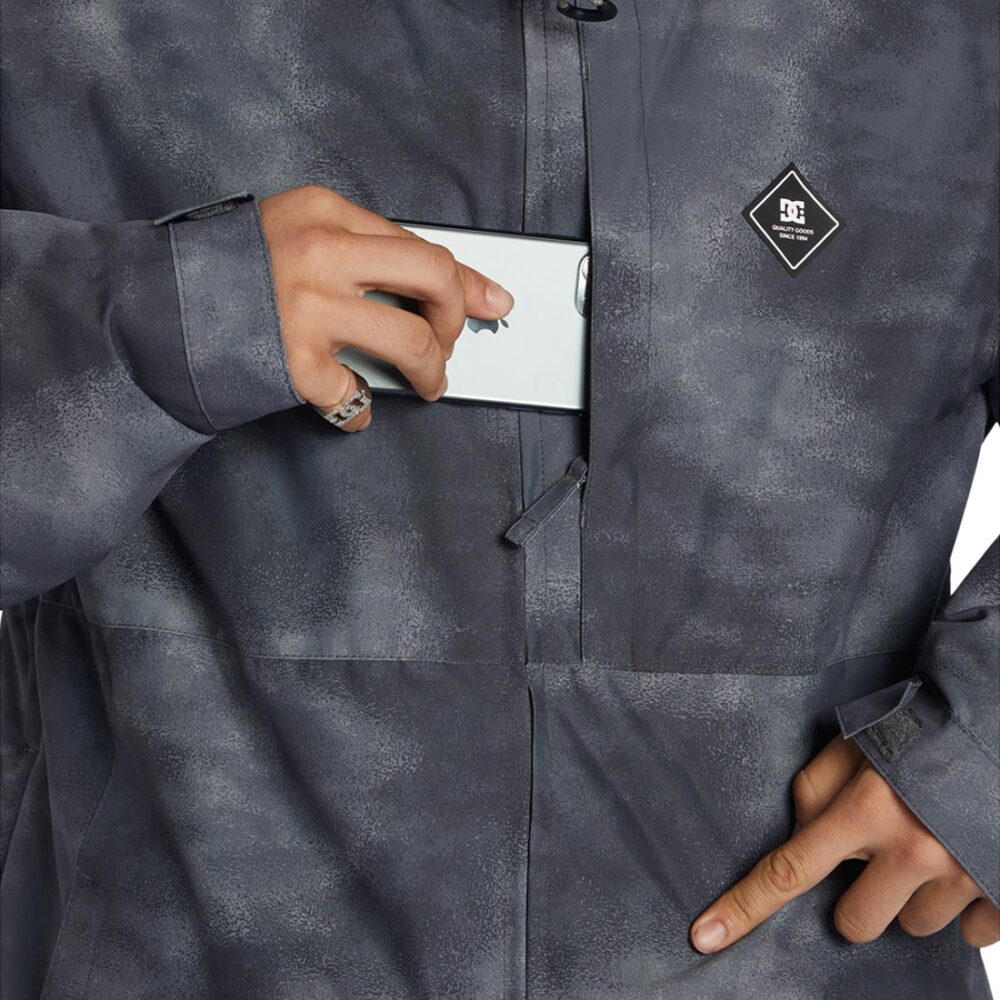 DC Basis Print Snow Jacket - Overspray