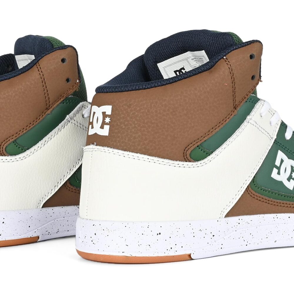 DC Cure High-Top Skate Shoes - Brown/Tan