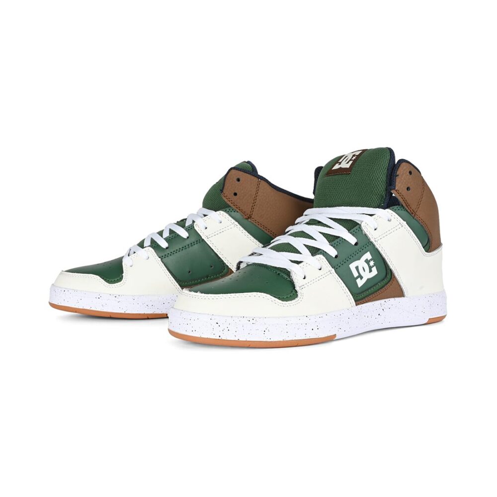 DC Cure High-Top Skate Shoes - Brown/Tan
