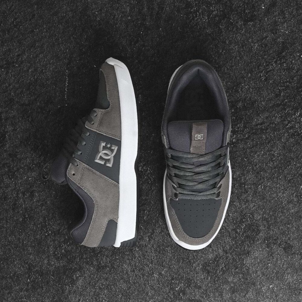 DC Lynx Zero Skate Shoes - Dark Grey/White