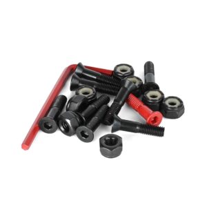 Element 1" Allen Truck Bolts - Black/Red