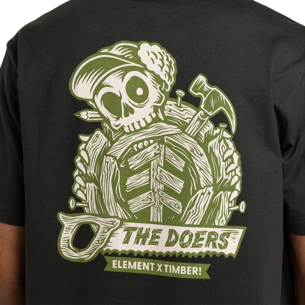 Element x Timber Icon S/S T-Shirt - Off Black