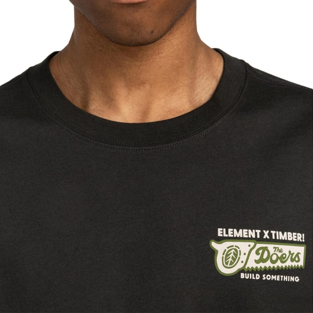Element x Timber Icon S/S T-Shirt - Off Black