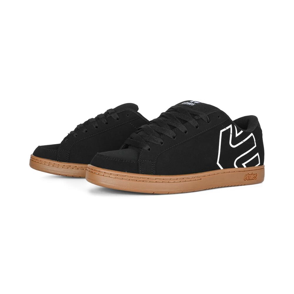 Etnies Kingpin 2 Skate Shoes - Black/White/Gum