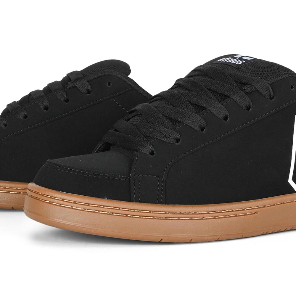 Etnies Kingpin 2 Skate Shoes - Black/White/Gum