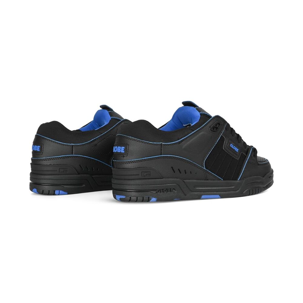 Globe Fusion Skate Shoes - Black/Blue/Mosaic