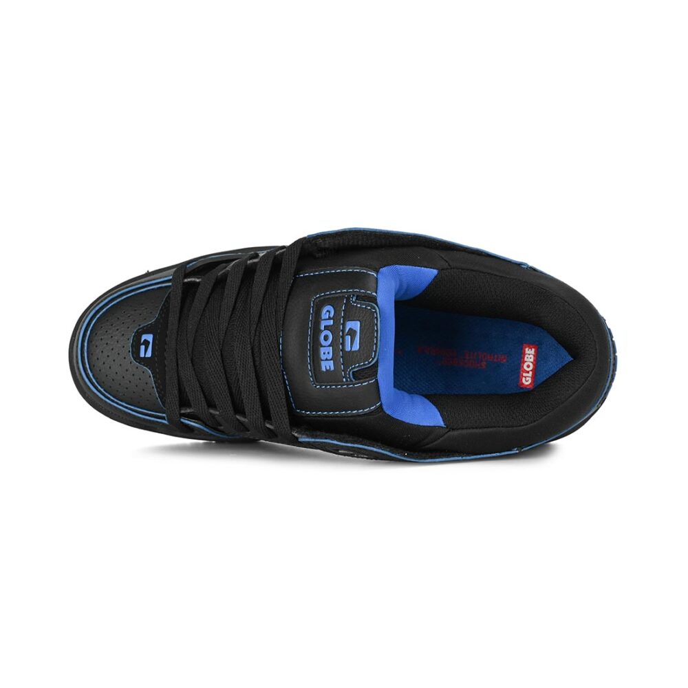Globe Fusion Skate Shoes - Black/Blue/Mosaic