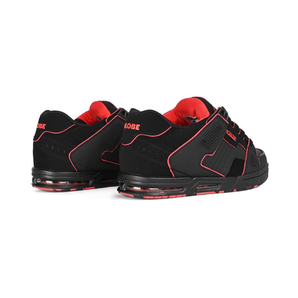 Globe Sabre Skate Shoes - Black/Red/Mosaic