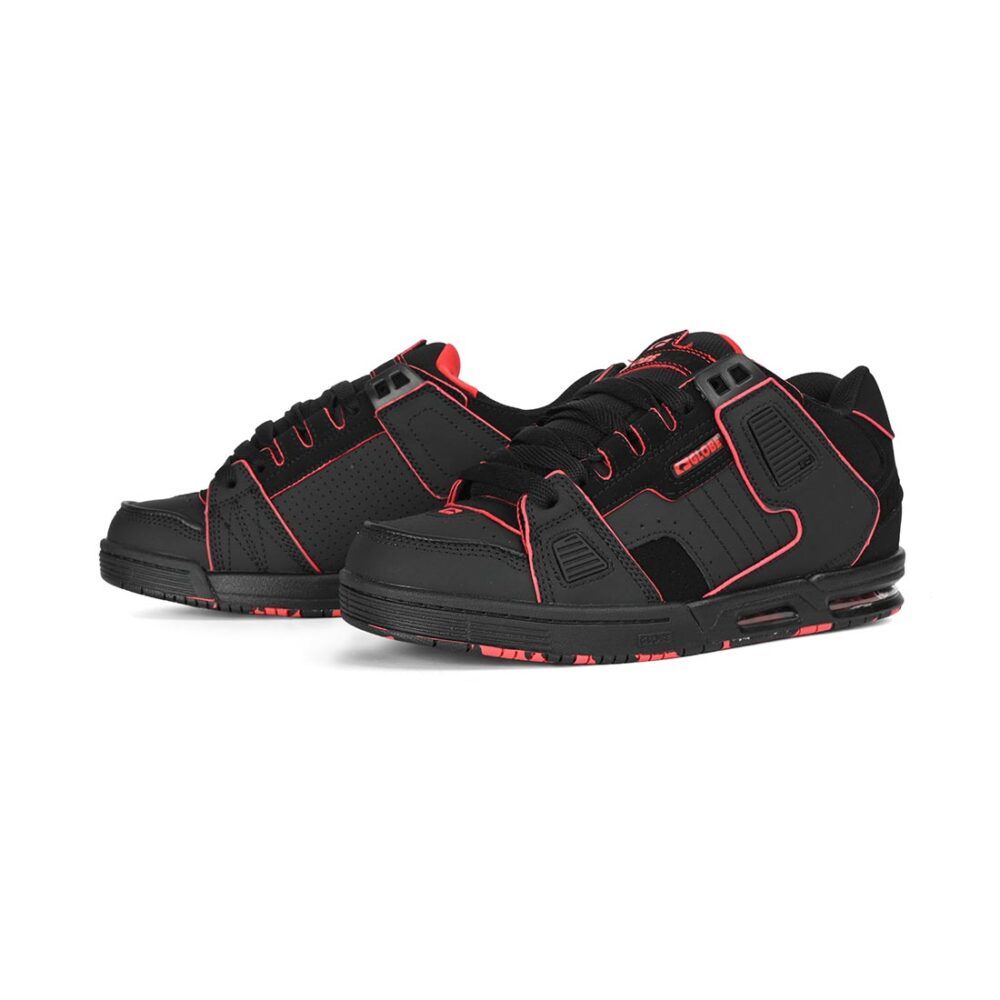 Globe Sabre Skate Shoes - Black/Red/Mosaic