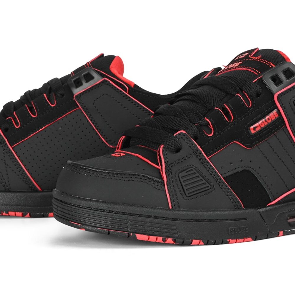 Globe Sabre Skate Shoes - Black/Red/Mosaic