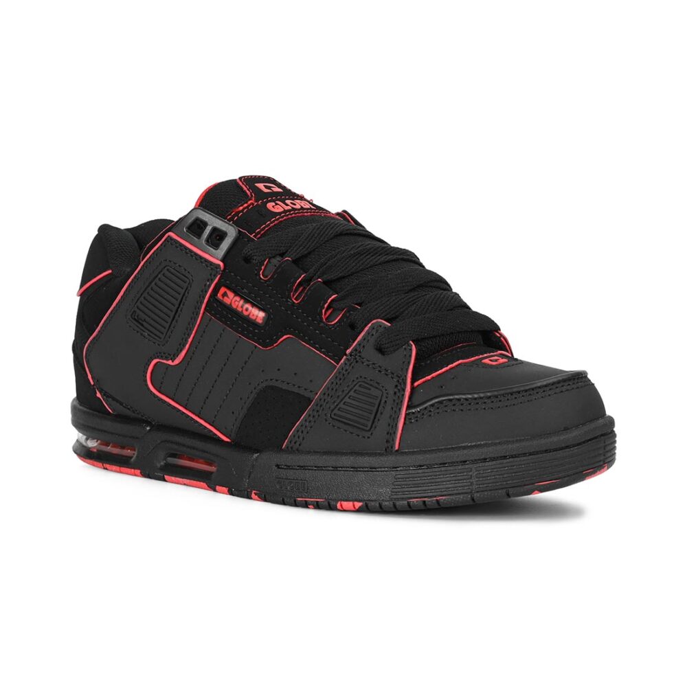 Globe Sabre Skate Shoes - Black/Red/Mosaic