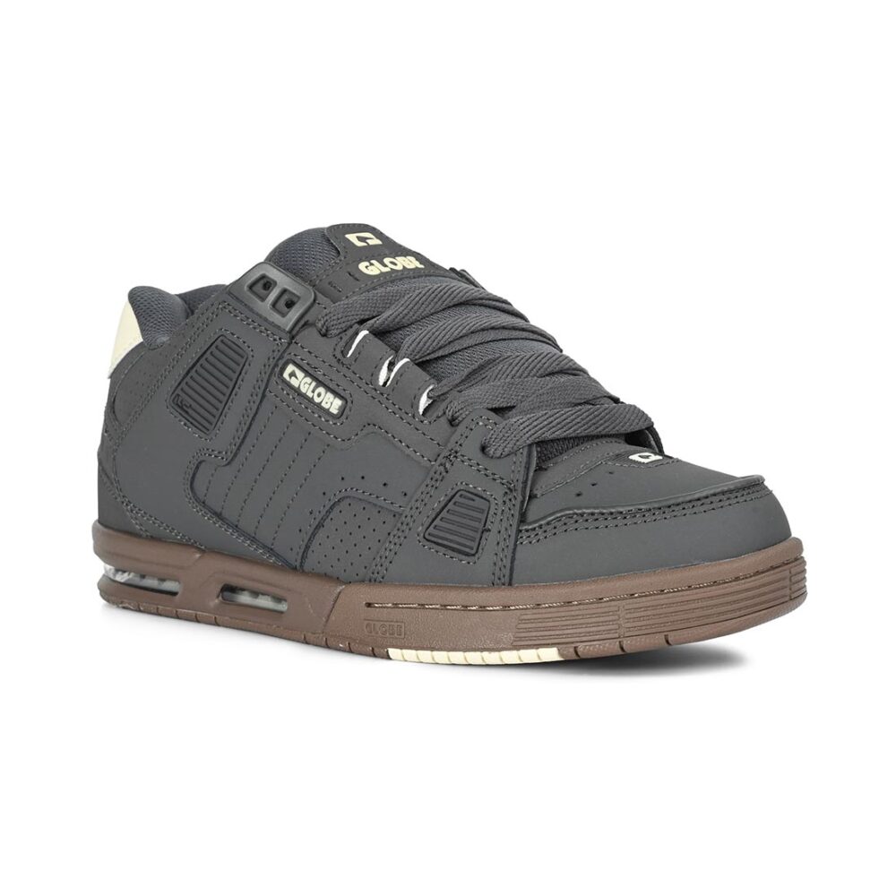 Globe Sabre Skate Shoes - Lead/Gum