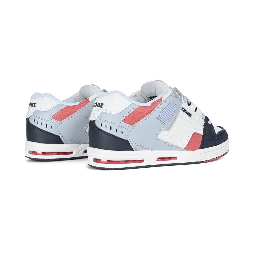 Globe Sabre Skate Shoes - Navy/Red