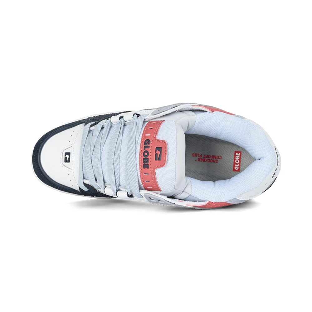 Globe Sabre Skate Shoes - Navy/Red