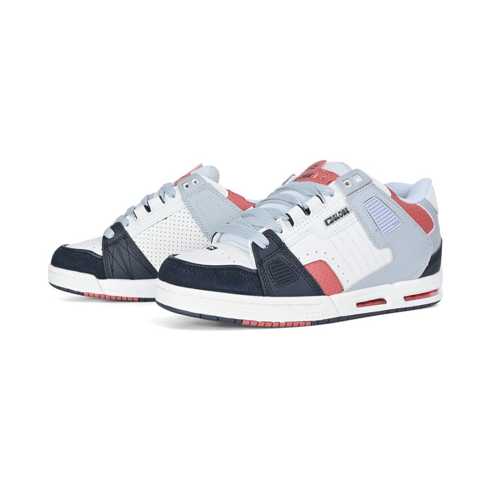 Globe Sabre Skate Shoes - Navy/Red
