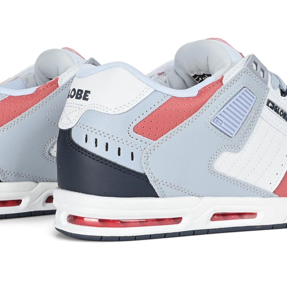 Globe Sabre Skate Shoes - Navy/Red