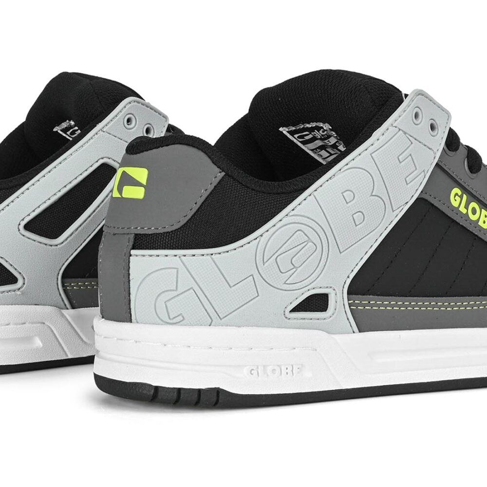 Globe Tilt Skate Shoes - Greyscale/Black