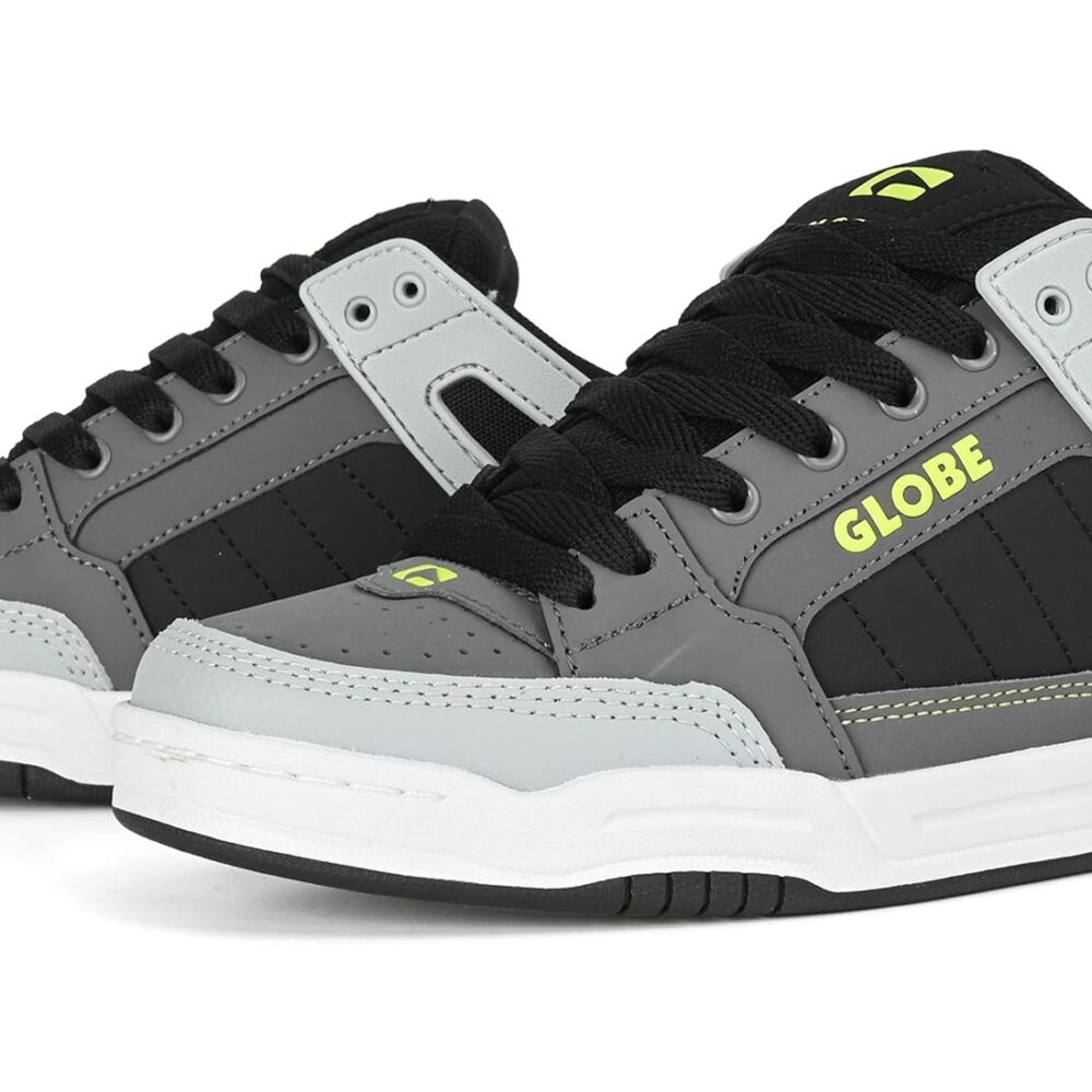 Globe Tilt Skate Shoes - Greyscale/Black