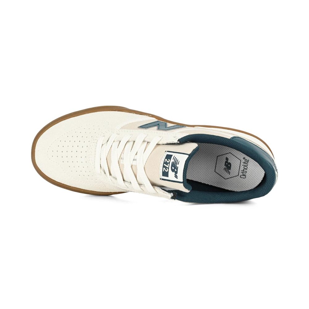 New Balance Numeric 272 Skate Shoes - Sea Salt/Deep Ocean