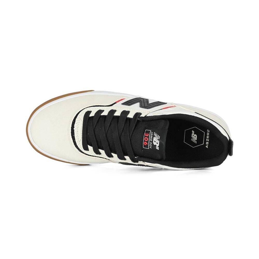 New Balance Numeric 306 Jamie Foy Skate Shoes - Sea Salt/Black