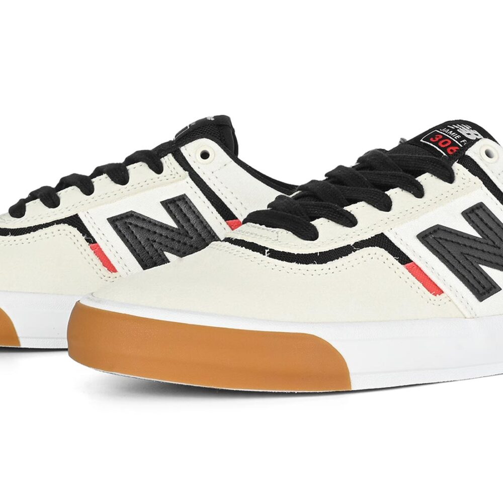 New Balance Numeric 306 Jamie Foy Skate Shoes - Sea Salt/Black