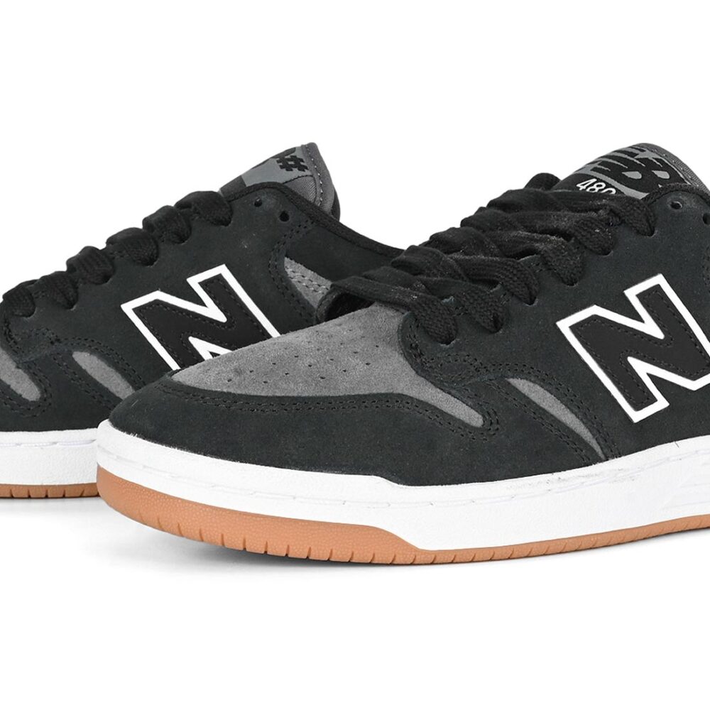 New Balance Numeric 480 Skate Shoes - Black/Grey