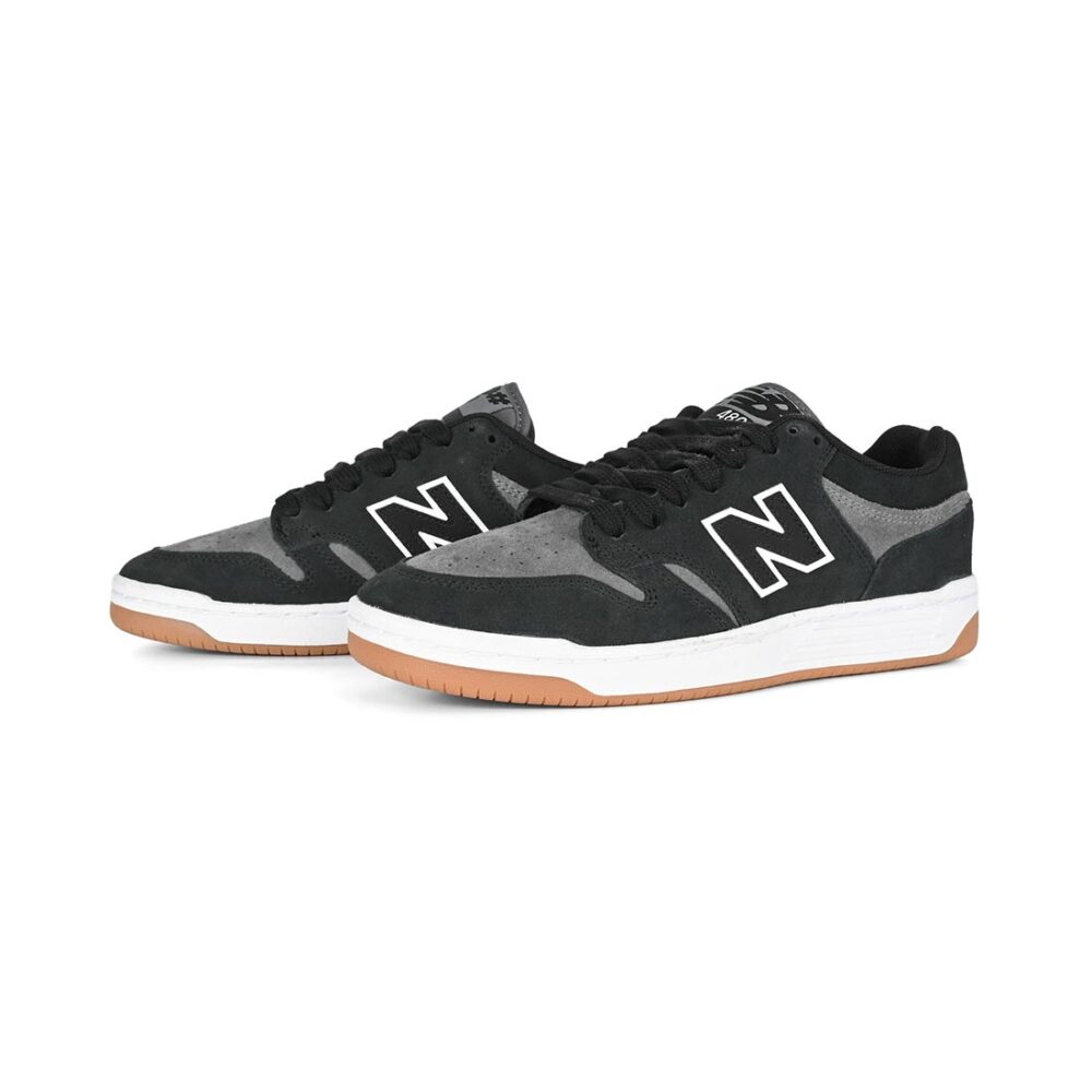 New Balance Numeric 480 Skate Shoes - Black/Grey