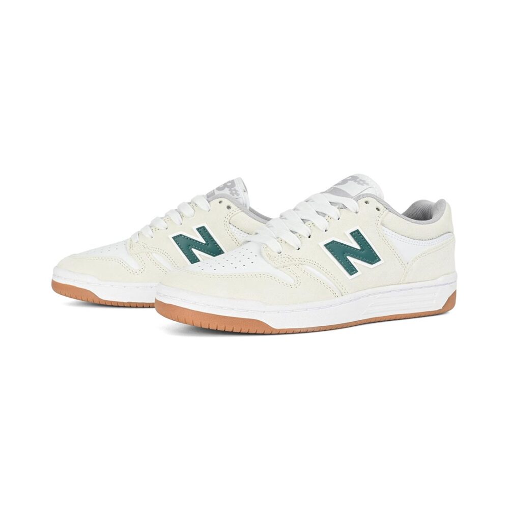 New Balance Numeric 480 Skate Shoes - Sea Salt/Vintage Teal
