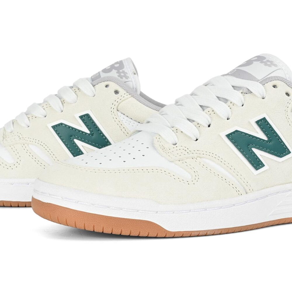 New Balance Numeric 480 Skate Shoes - Sea Salt/Vintage Teal