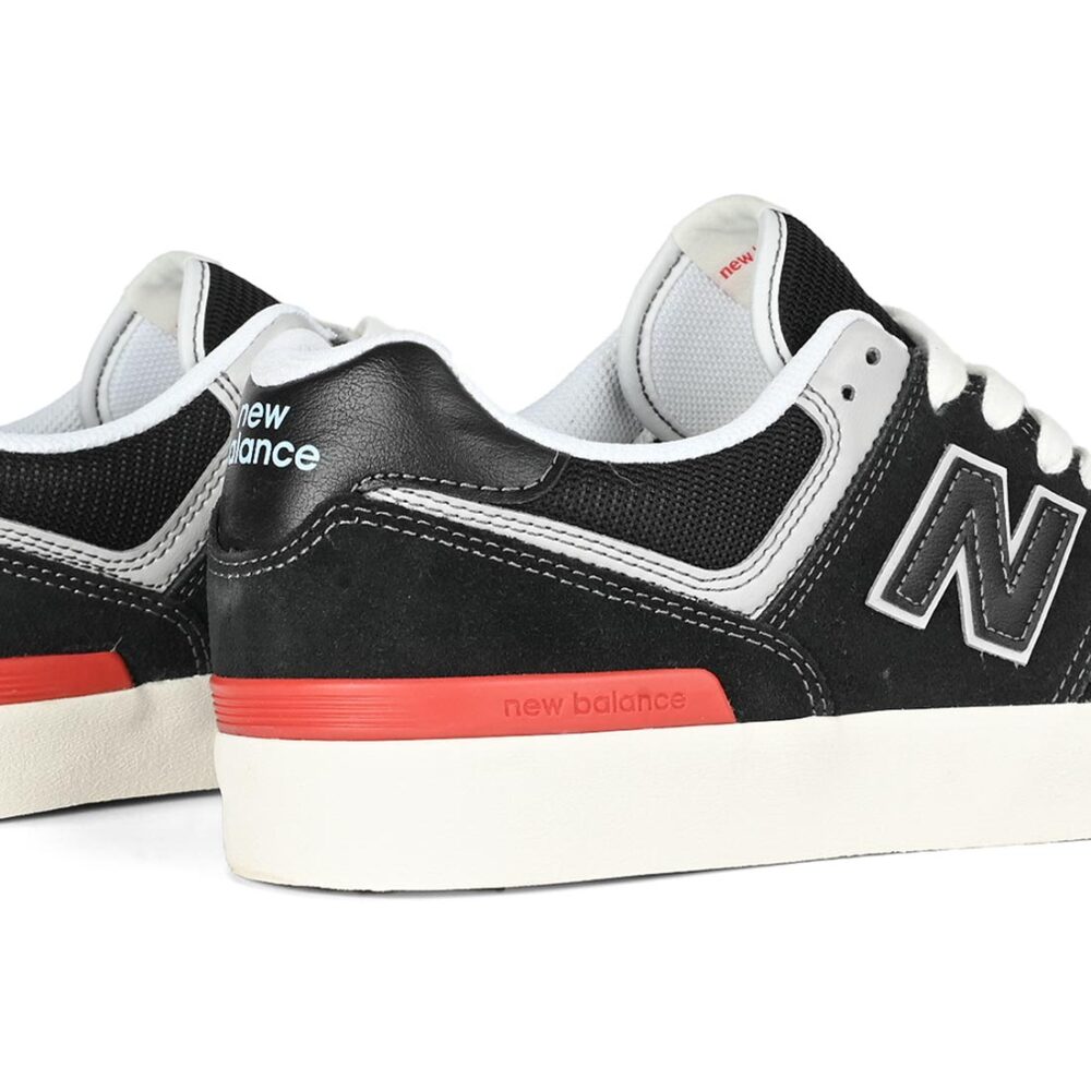 New Balance Numeric 574 Vulc Skate Shoes - Black/White