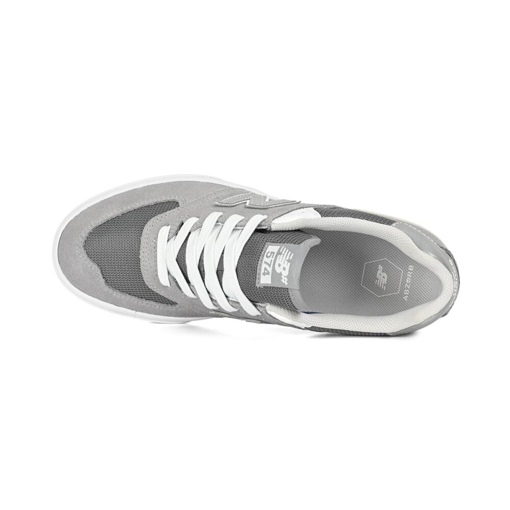 New Balance Numeric 574 Vulc Skate Shoes - Grey/White (SP25)