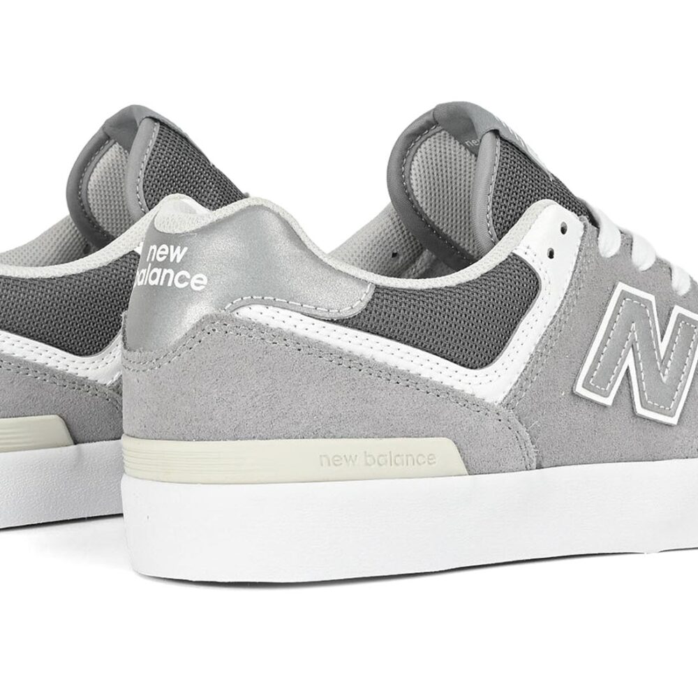 New Balance Numeric 574 Vulc Skate Shoes - Grey/White (SP25)