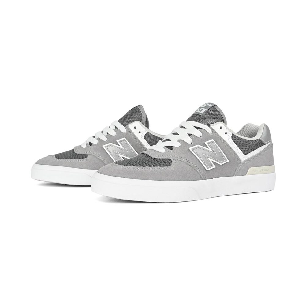 New Balance Numeric 574 Vulc Skate Shoes - Grey/White (SP25)