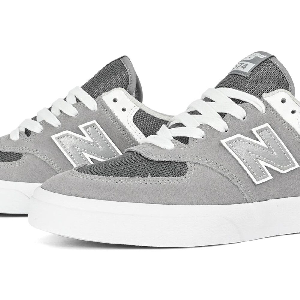 New Balance Numeric 574 Vulc Skate Shoes - Grey/White (SP25)
