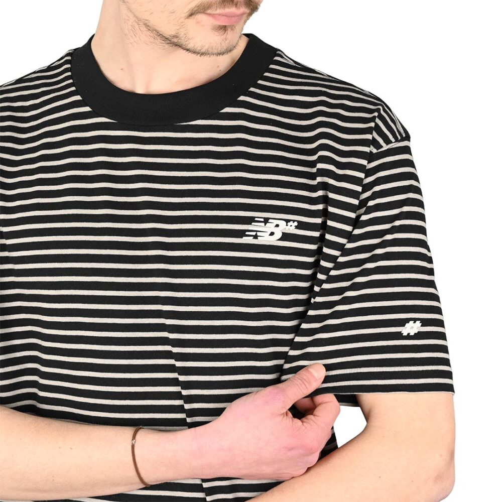 New Balance Numeric Stripe S/S T-Shirt - Black