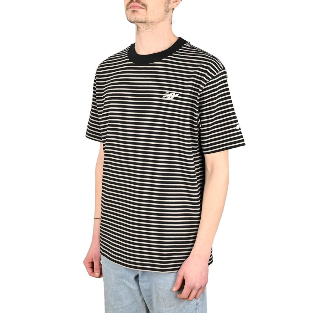 New Balance Numeric Stripe S/S T-Shirt - Black