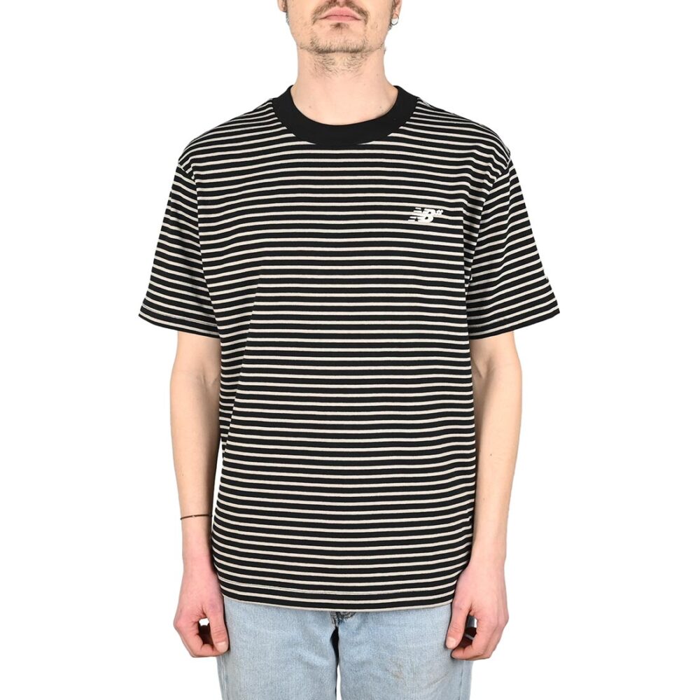 New Balance Numeric Stripe S/S T-Shirt - Black