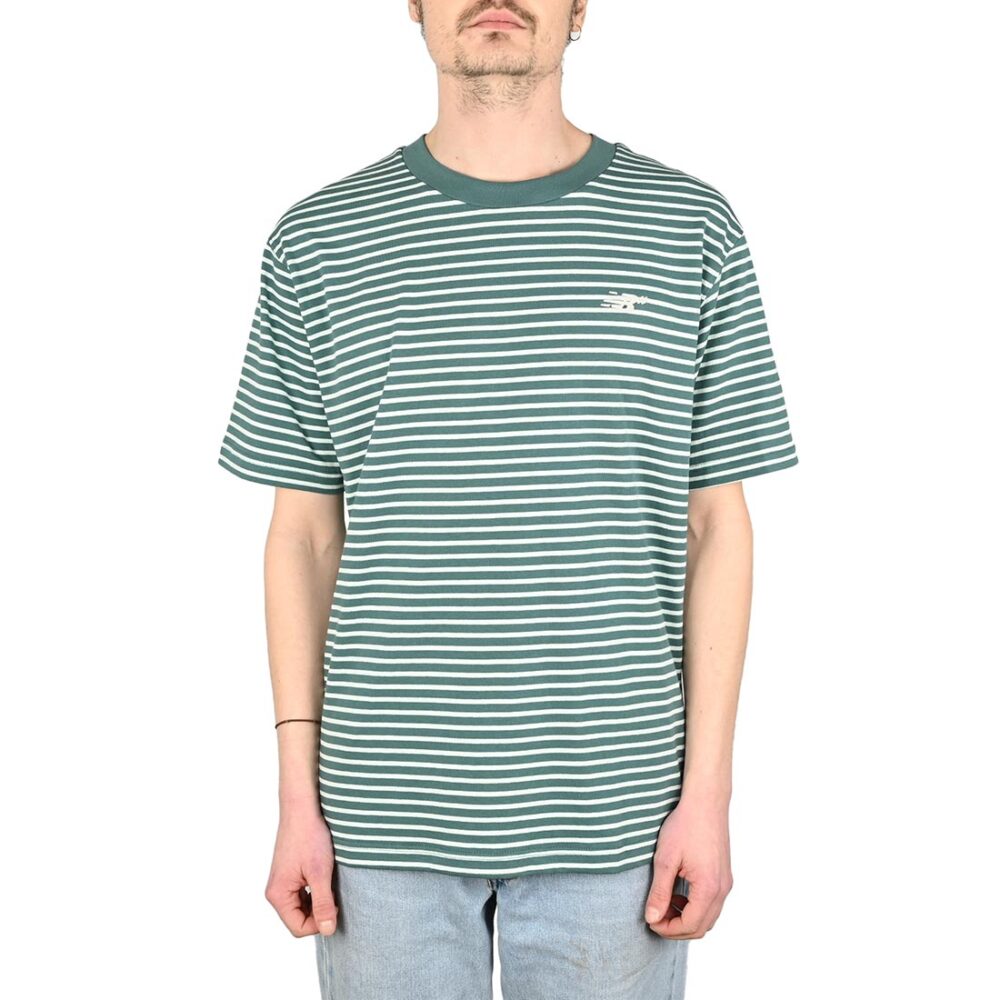 New Balance Numeric Stripe S/S T-Shirt - New Spruce