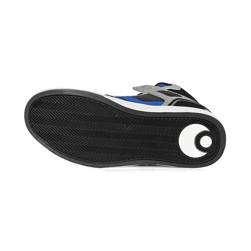 Osiris Clone High Top Shoes - Black/Blue/Grey