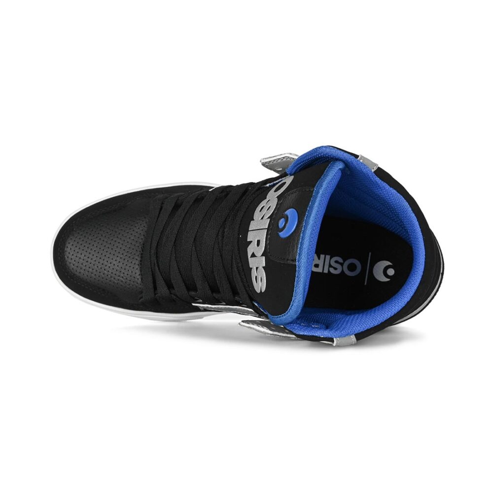 Osiris Clone High Top Shoes - Black/Blue/Grey